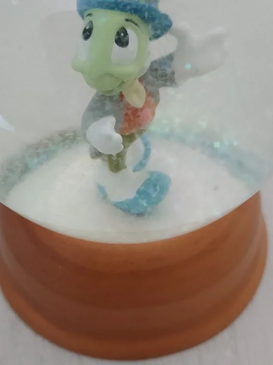 VINTAGE Disney Jiminy Cricket Crystal Snow Globe - The First Limited Edition - Picture 5 of 9